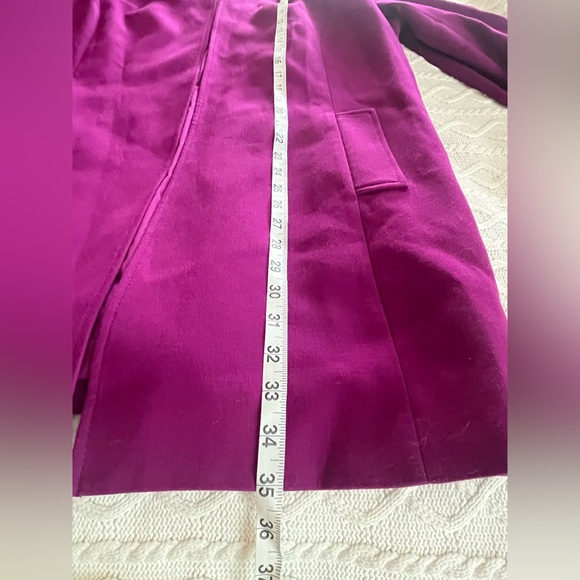 Tahari Arthur S Levine Designer Open Blazer Jacket Plum Women's Size 20W - Picture 11 of 15